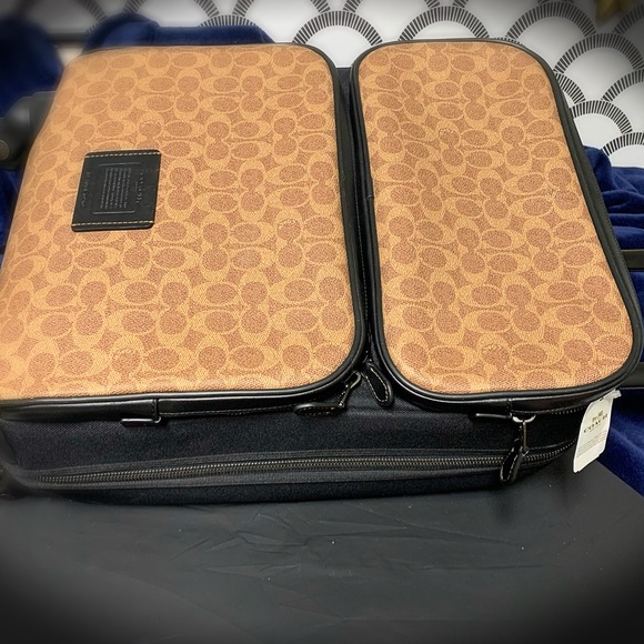 Coach Bags Coach Signature Coated Canvas Refined Calf Leather Carryon Luggage Poshmark